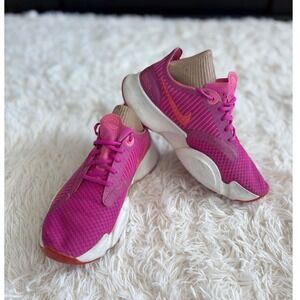 Nike‎ SuperRep Go 3 NN Pink Training Sneakers Womens 8 Running Athletic Shoes